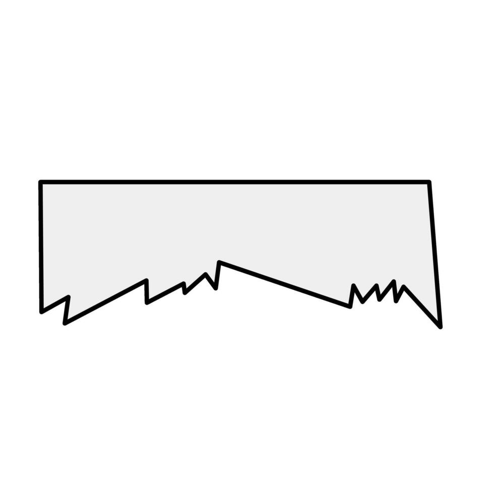 Torn paper note of illustration vector