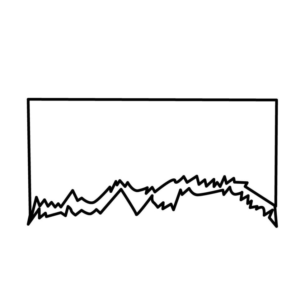 Torn paper note of illustration vector