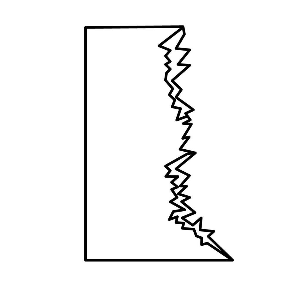 Torn paper note of illustration vector