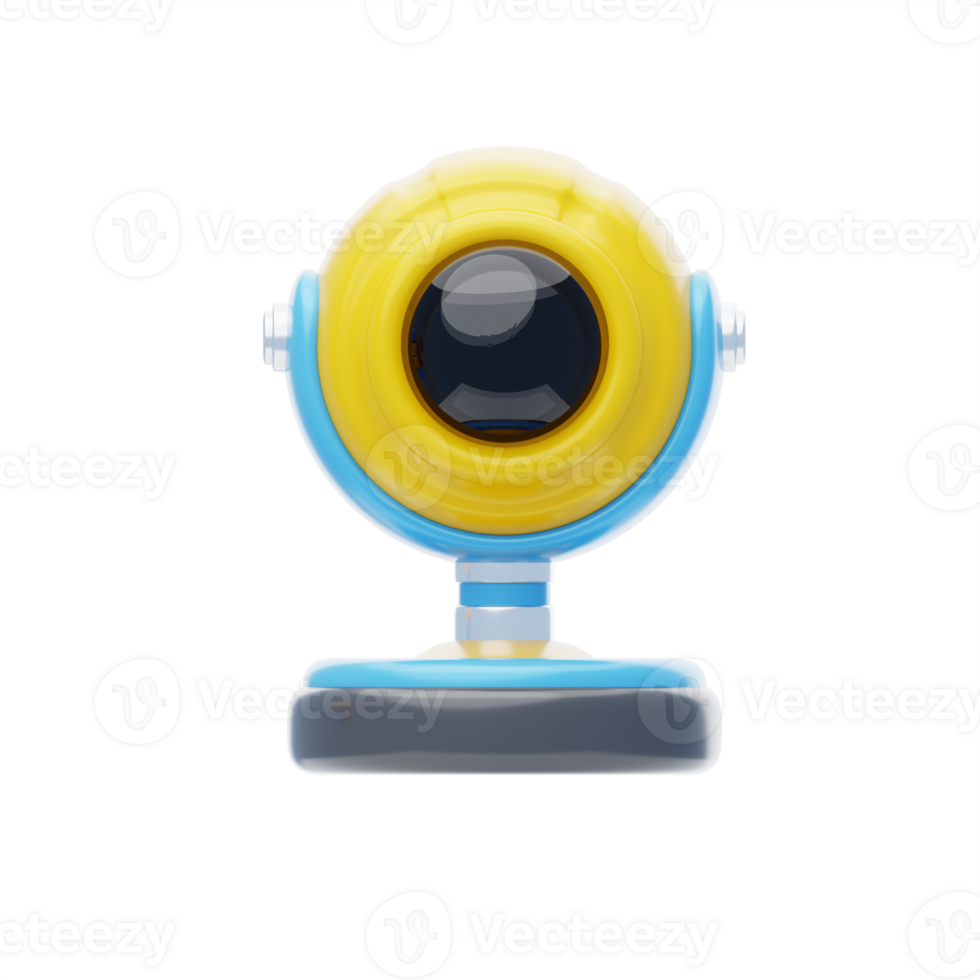 Computer camera 3D Icon. Web Camera 3D Icon png