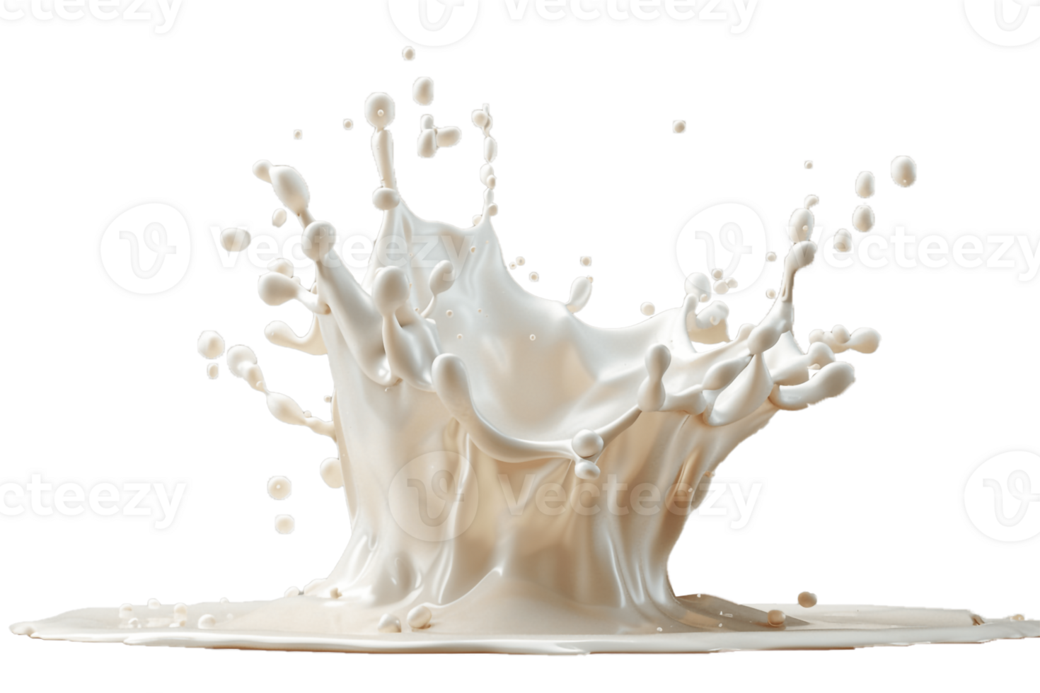 Cream Splash Isolated On Transparent Background, Cream Splash , Cream Crown Splash, . png