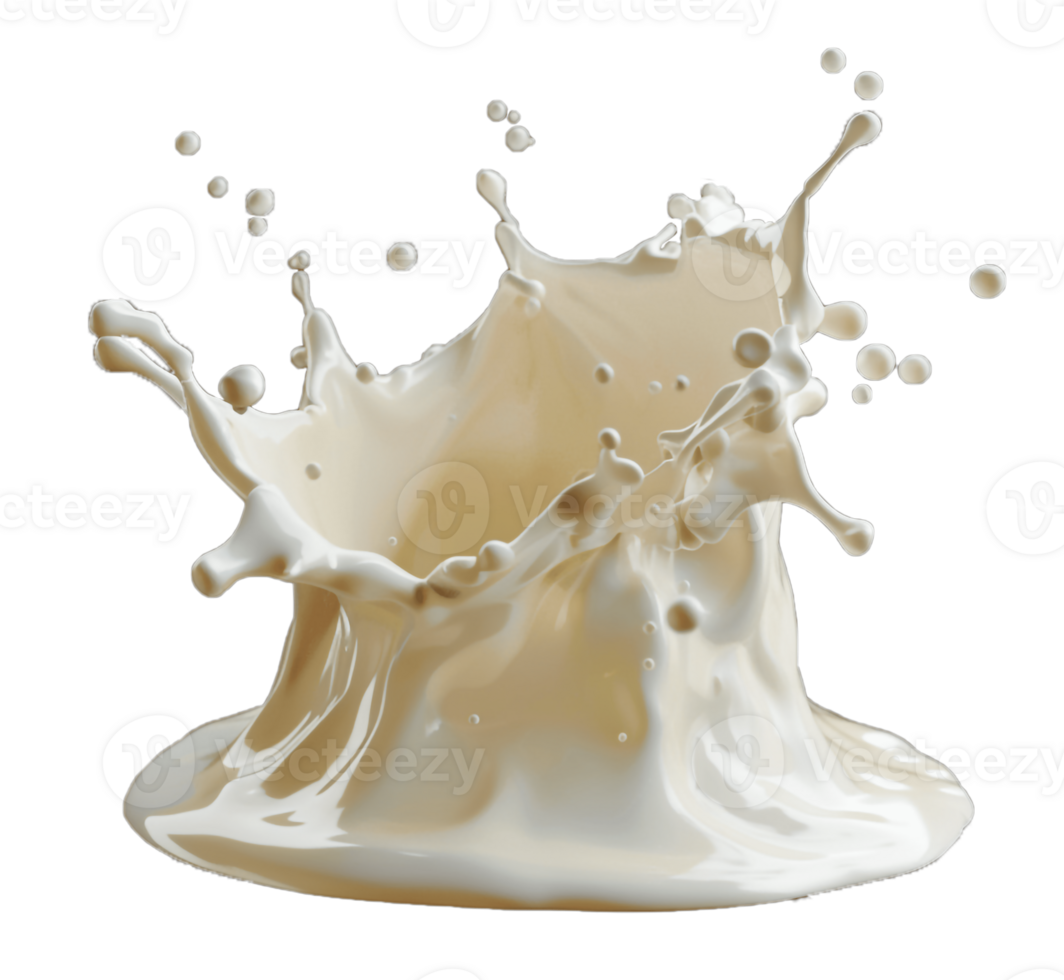 Cream Splash Isolated On Transparent Background, Cream Splash , Cream Crown Splash, . png