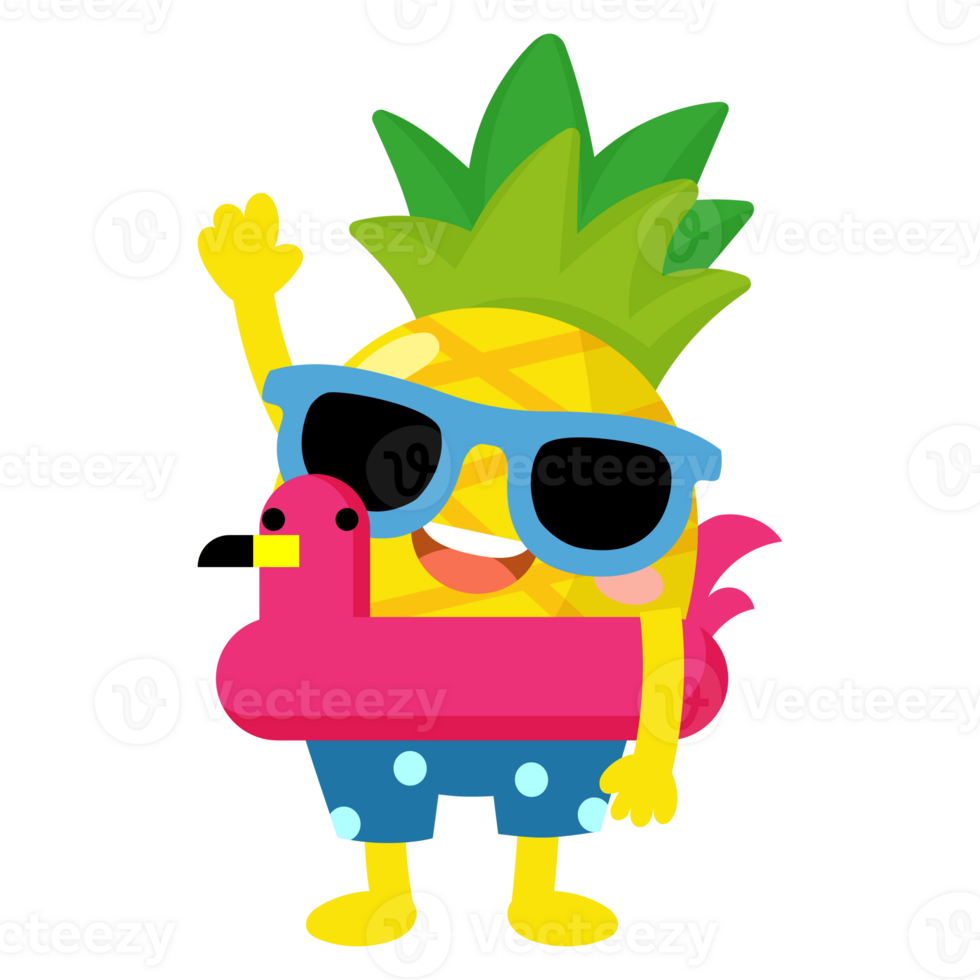 Summer Pineapple, fruit hello summer png