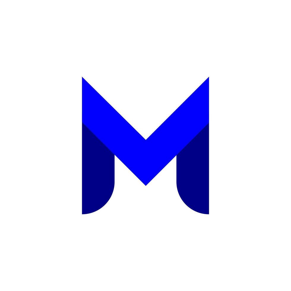 M letter logo design vector