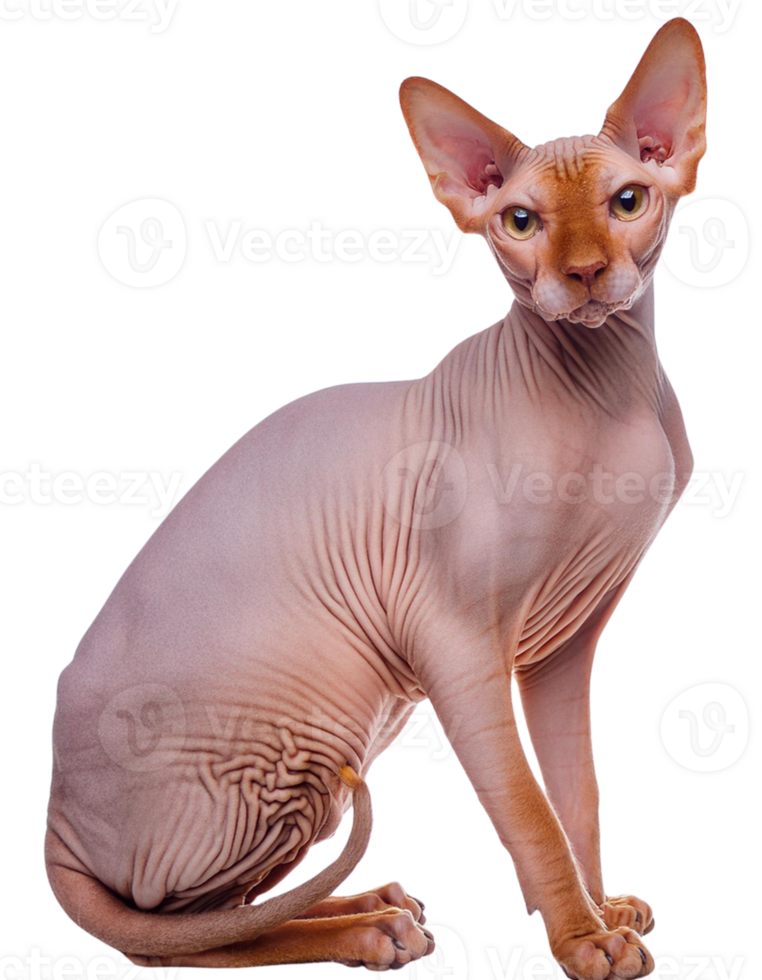 Sphynx cat, illustration png
