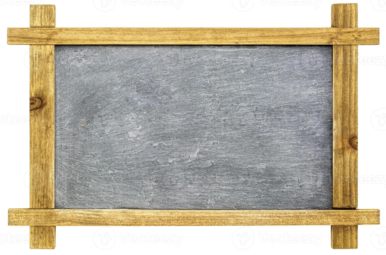 blank sltate blackboard isolated photo