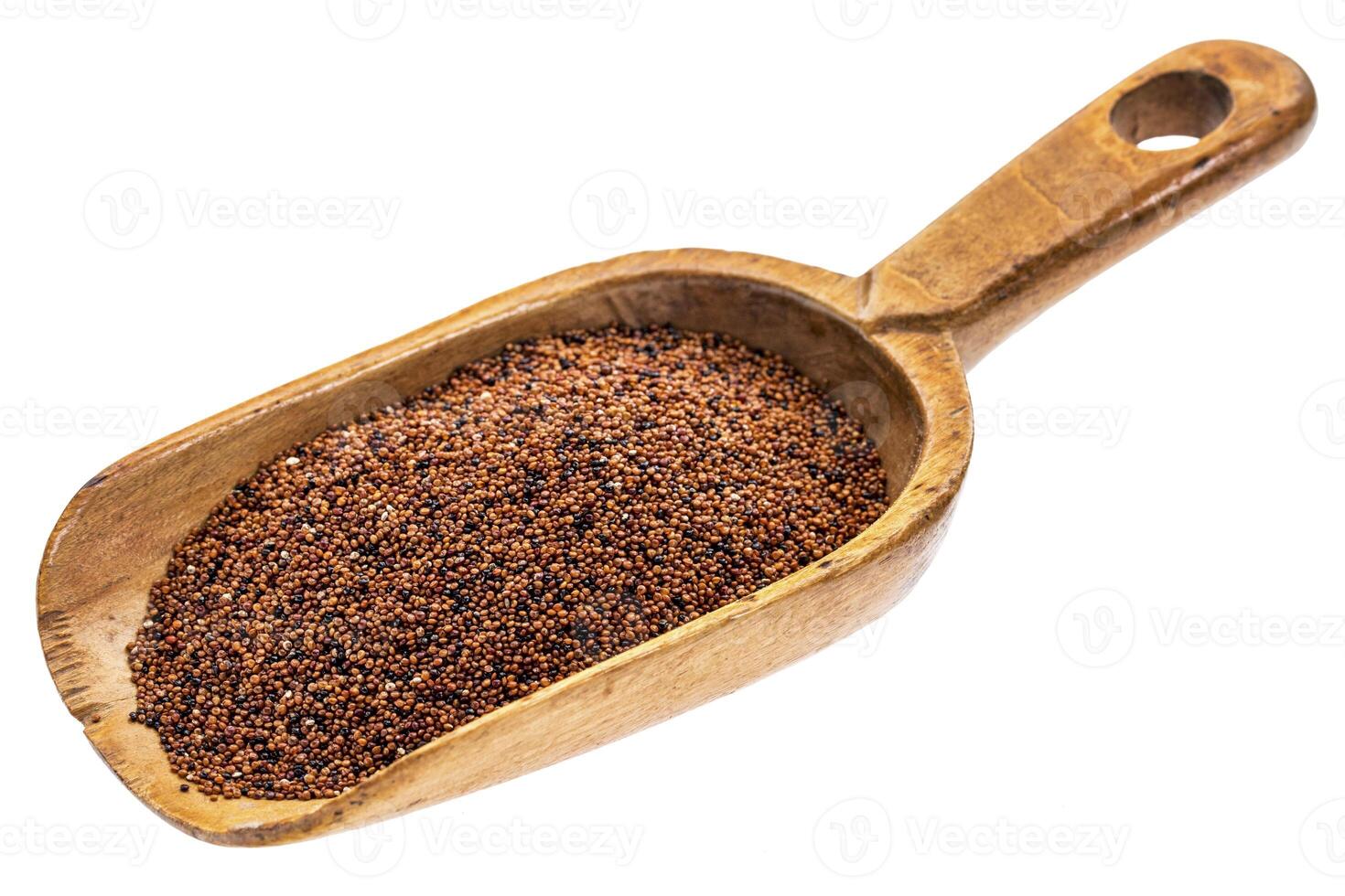 rustic scoop of kaniwa grain photo