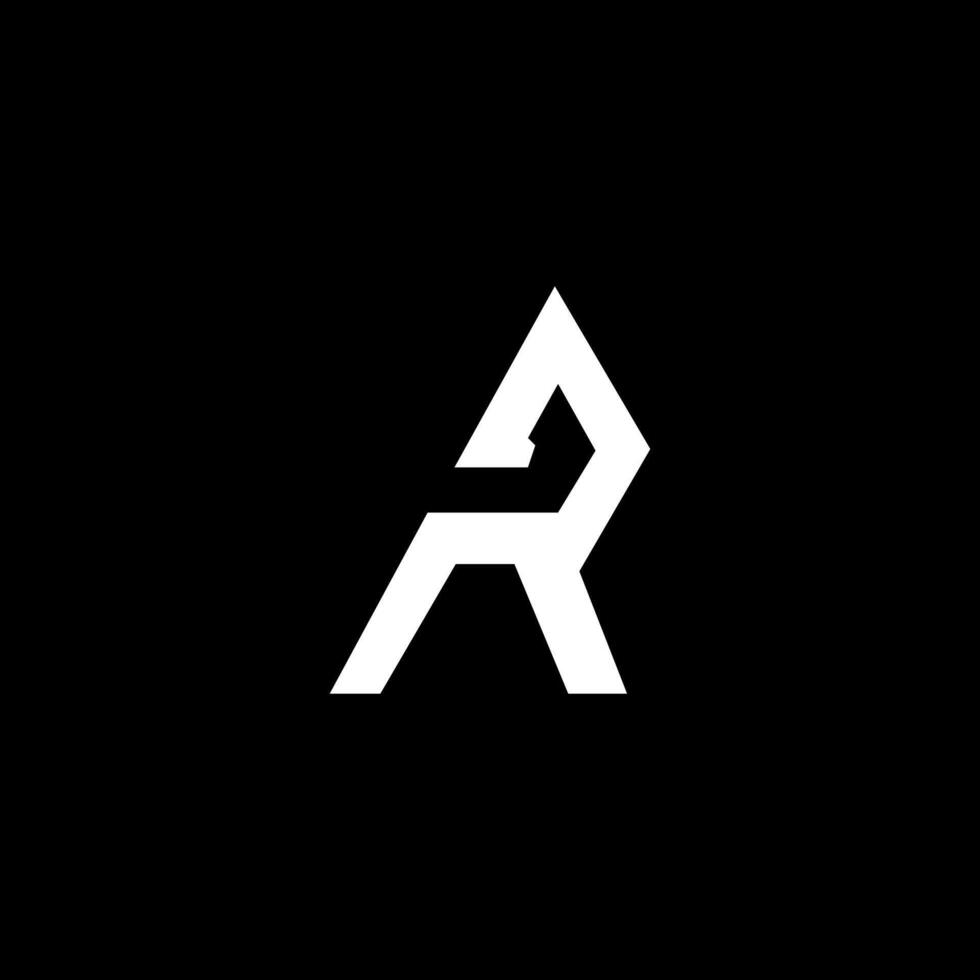 R letter logo design vector