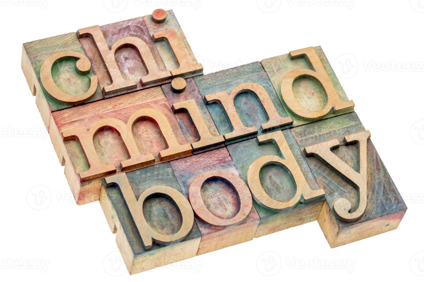 chi, mind, body word abstract photo