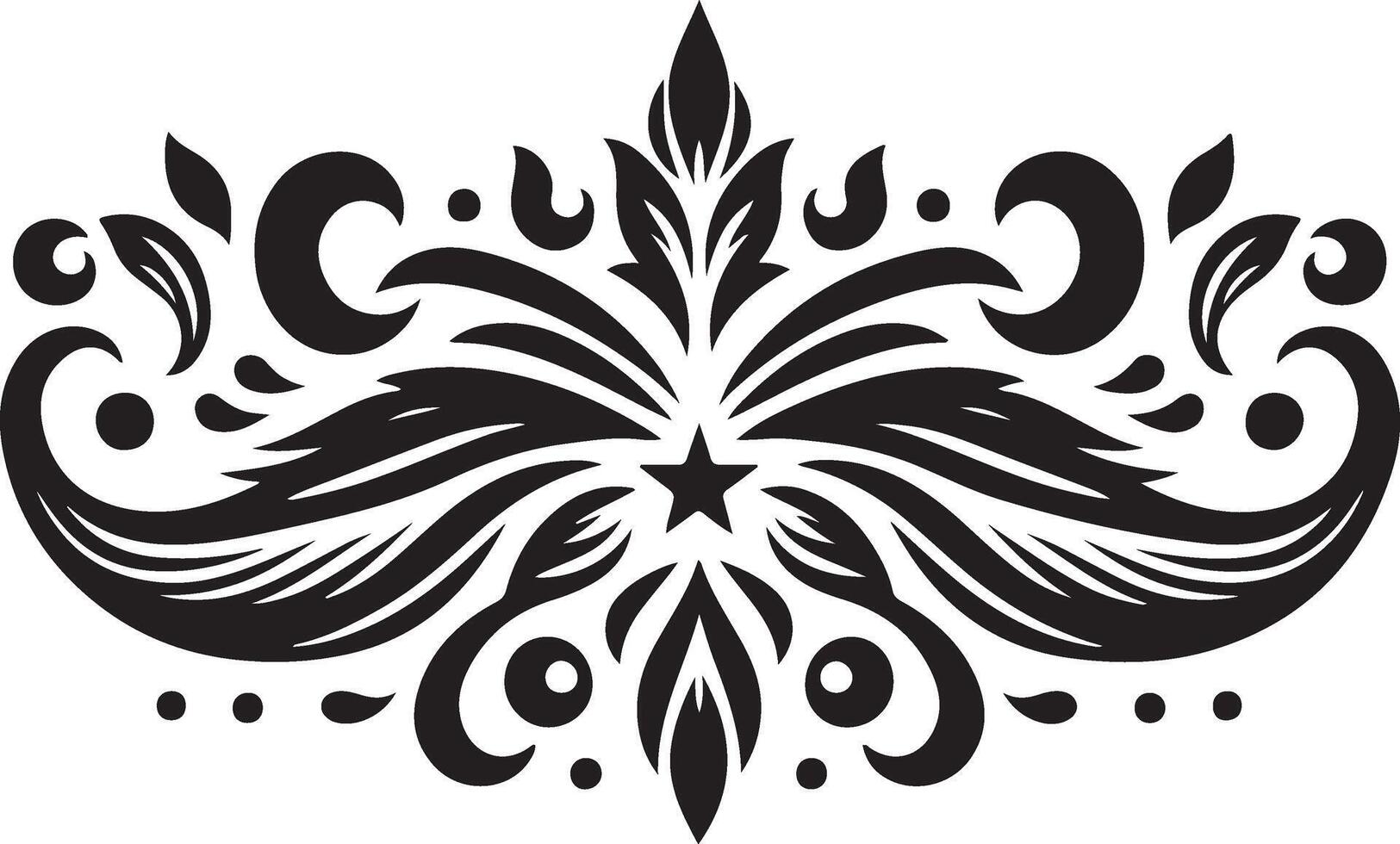 Beautiful Illustration Design Using Mustache. Mustache design illustration on white background. Abstract Floral Design. vector
