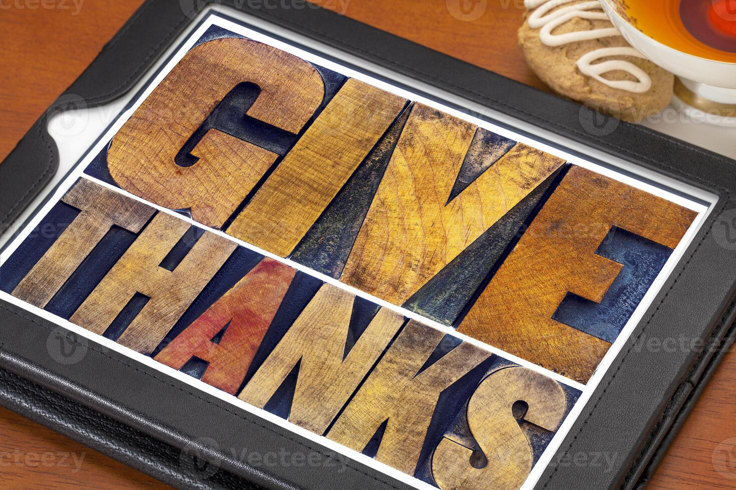 Give thanks - Thanksgiving concept photo