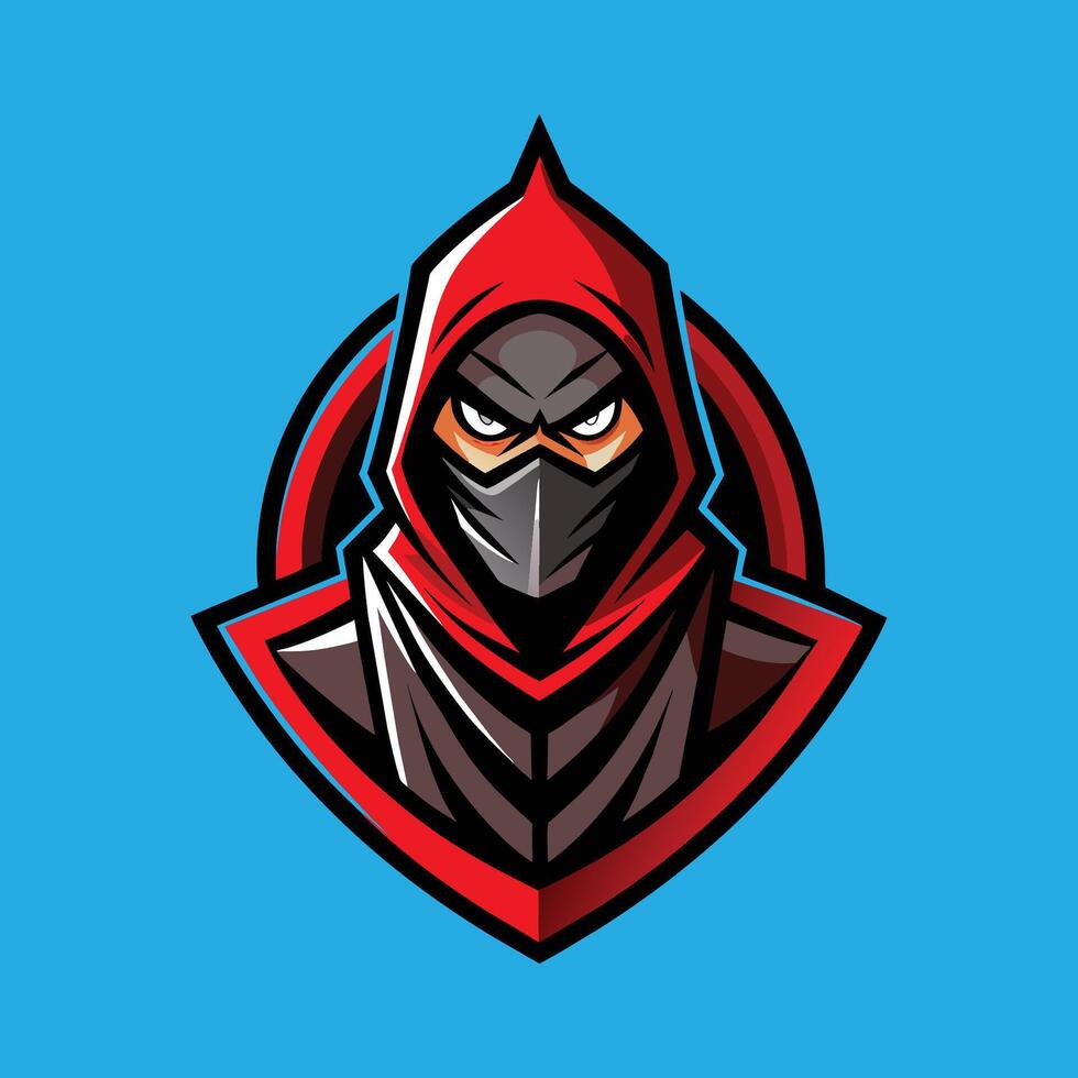 Assassin Mascot Logo Design Ninja Mascot Logo vector