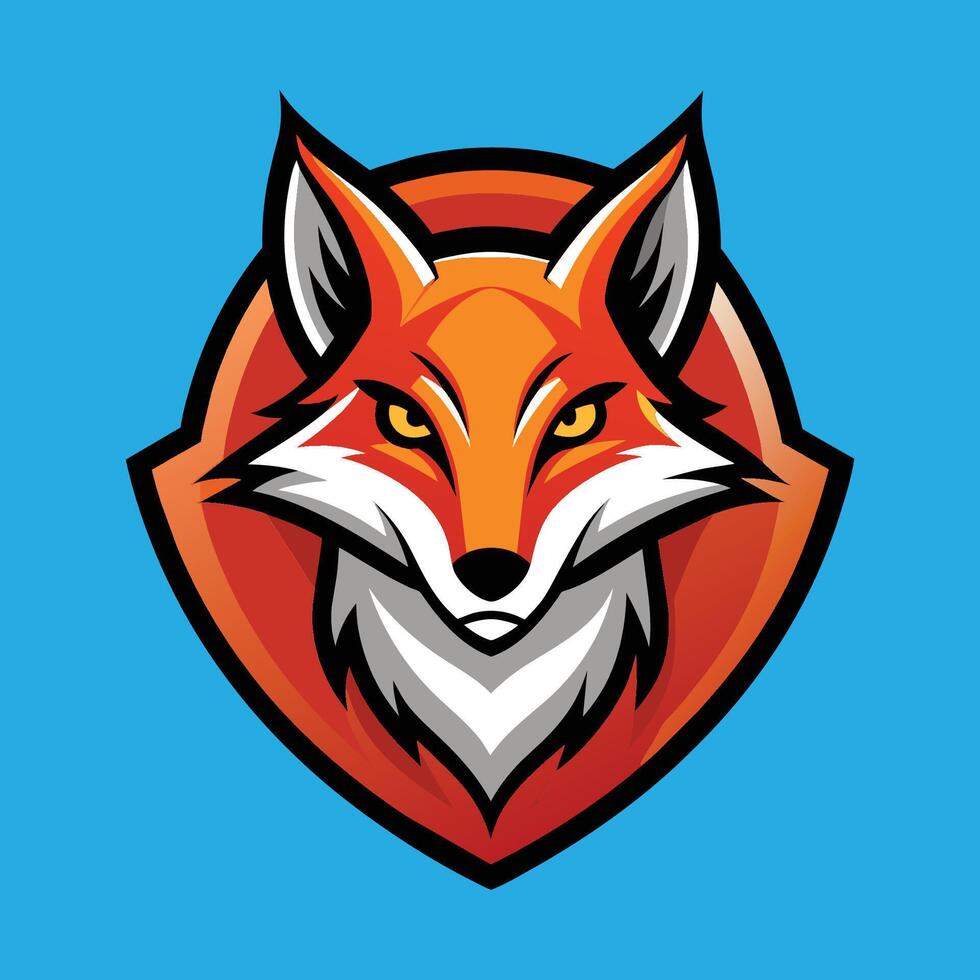 Fox Mascot Logo Design Fox Illustration vector