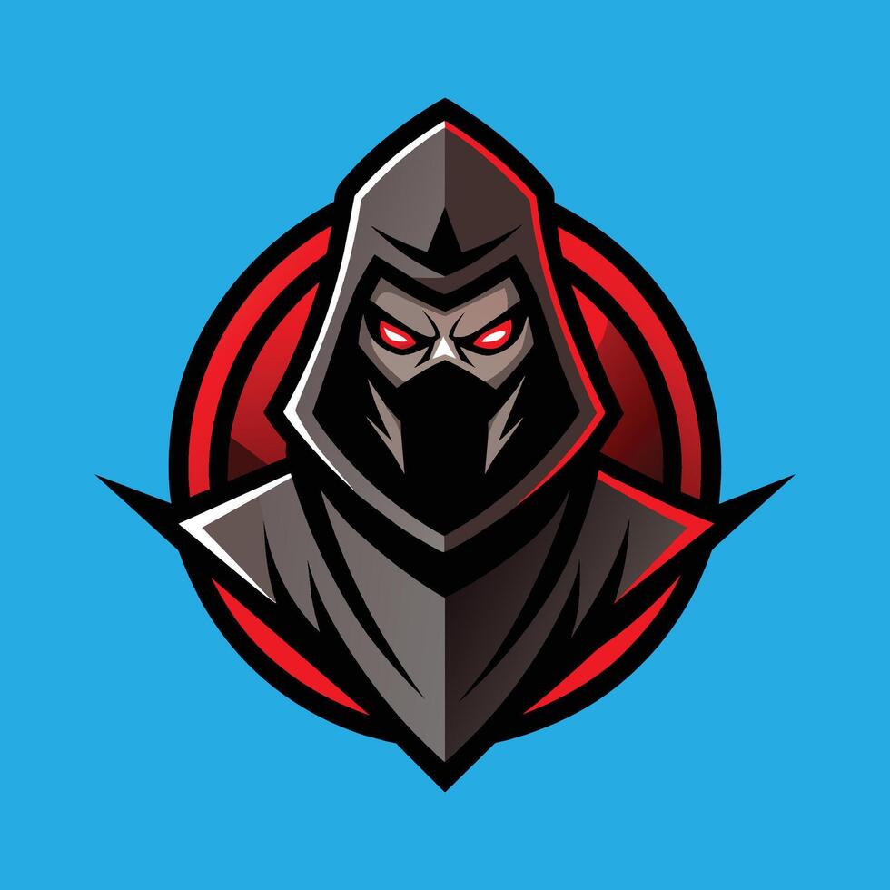 Assassin Mascot Logo Design Ninja Mascot Logo vector