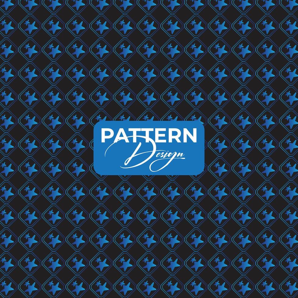Double star shape 3D pattern design vector