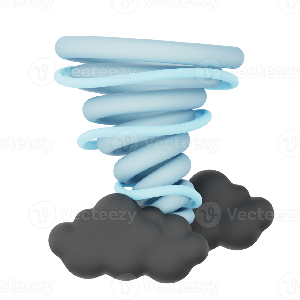 Wind Turbine 3d render weather icons set png