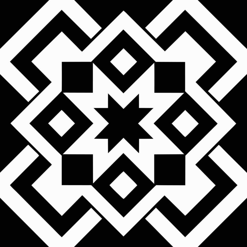 black and white pattern design vector