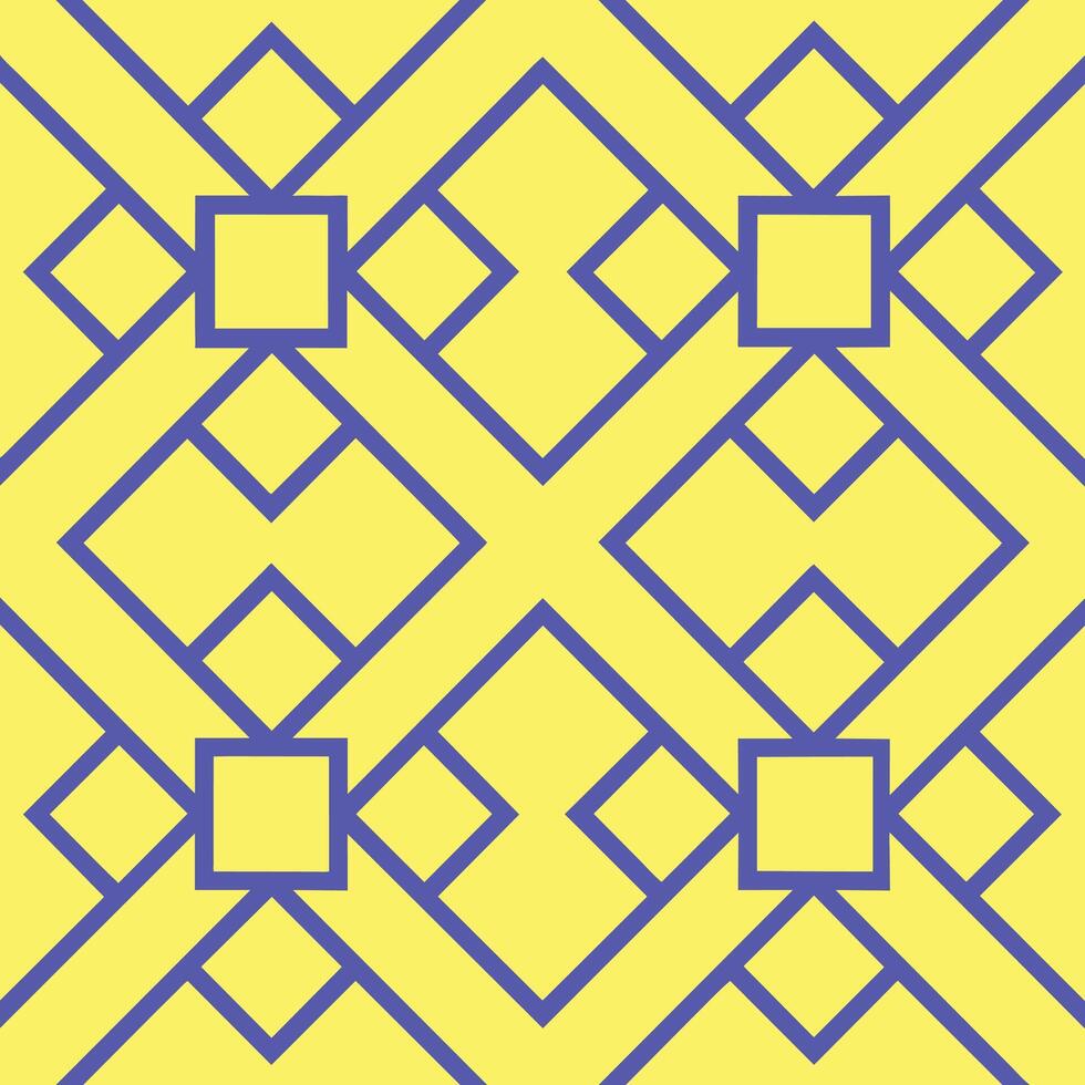 Yellow and blue pattern design vector