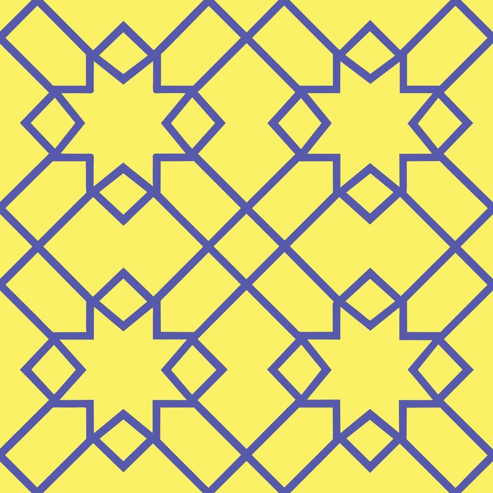 Yellow and blue pattern vector