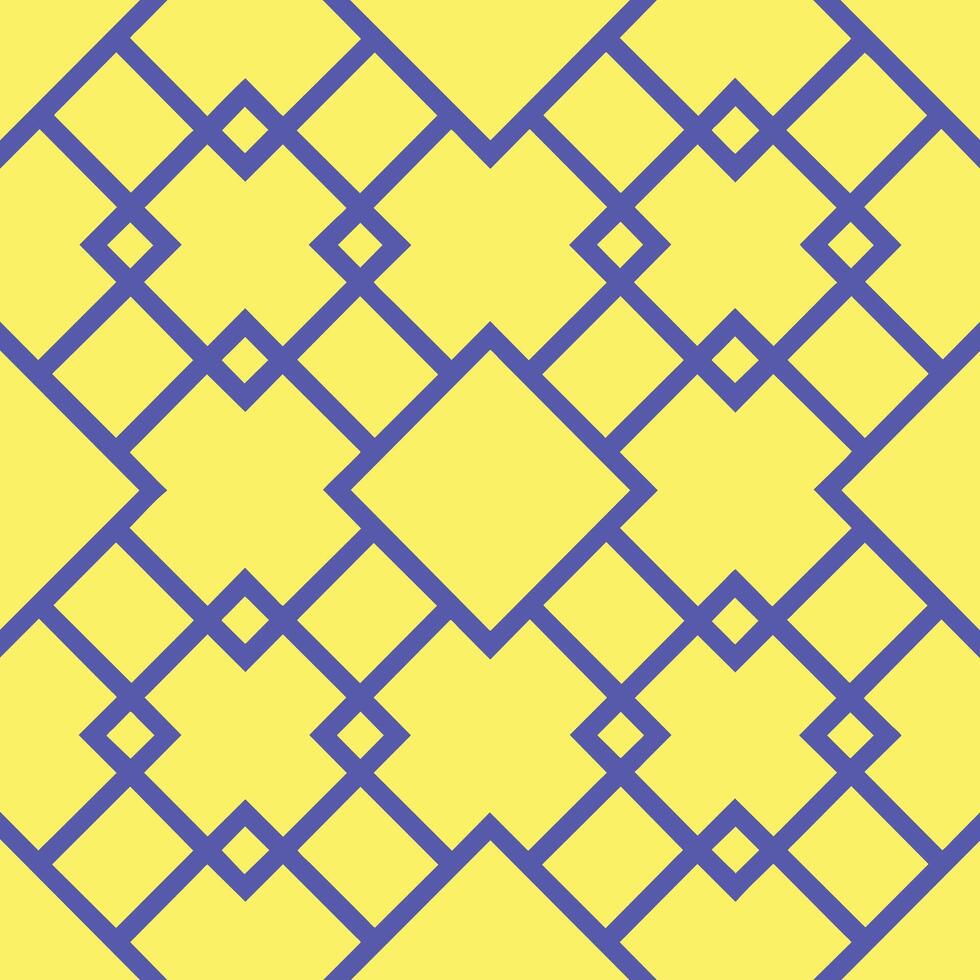 Yellow and blue pattern design vector