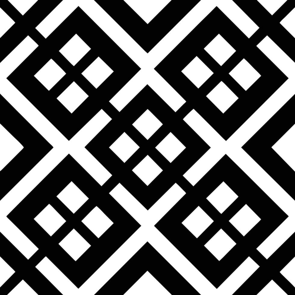Black and white pattern design vector