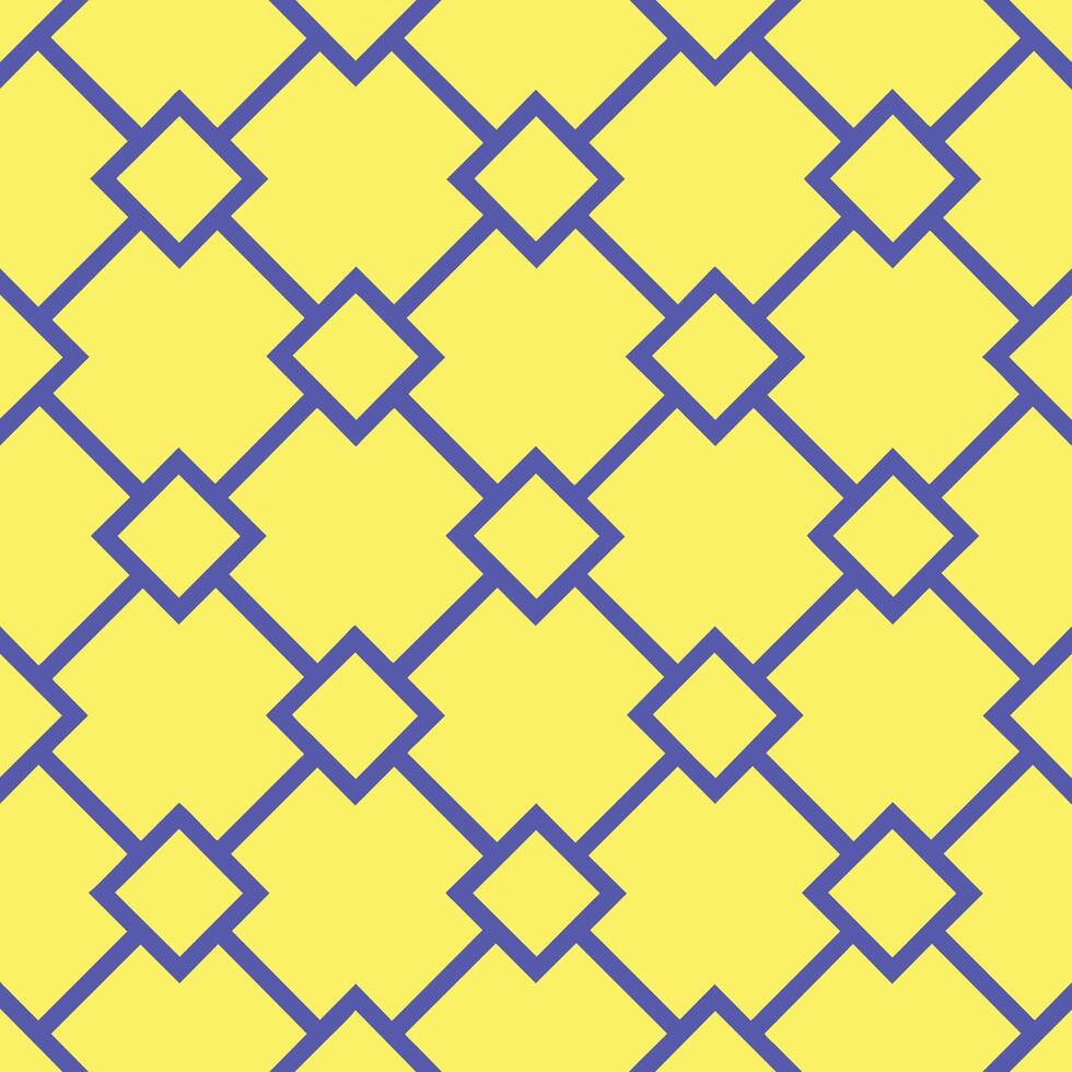 Yellow and blue pattern design vector