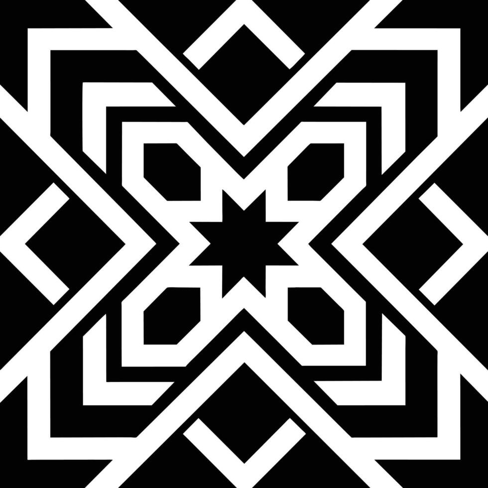 black and white pattern design vector