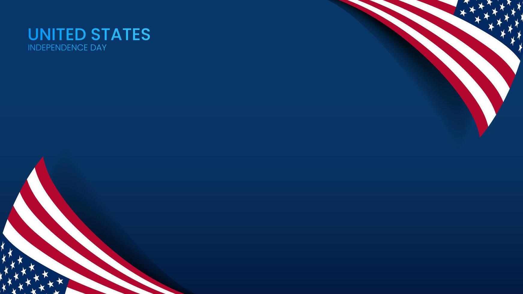 USA Independence day bannner presentation copyspace vector