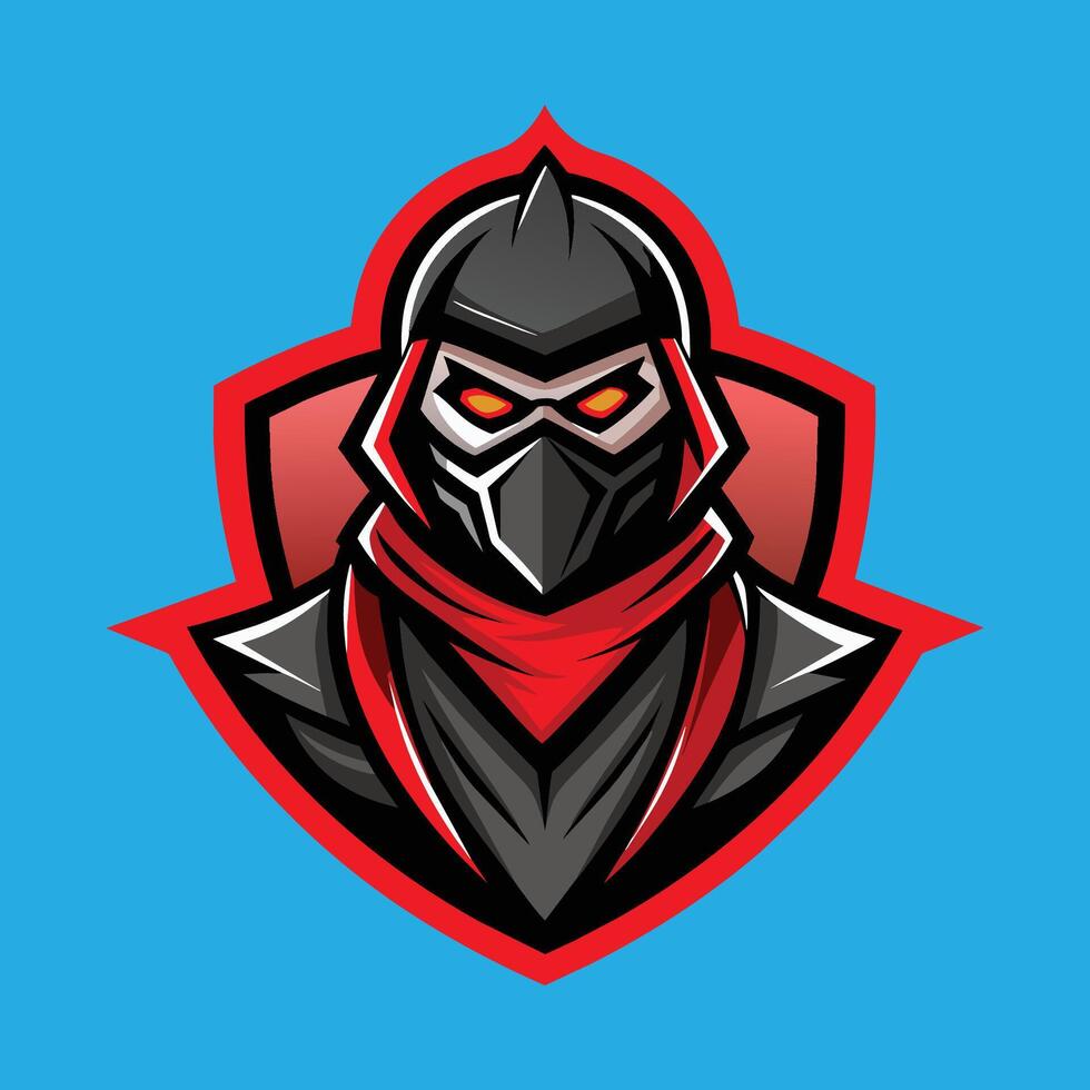 Assassin Mascot Logo Design Ninja Mascot Logo vector
