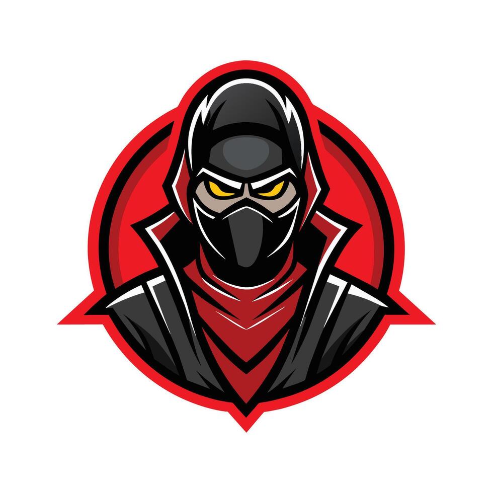 Assassin Mascot Logo Design Ninja Mascot Logo vector