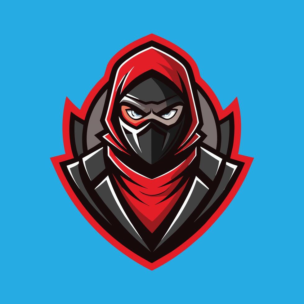 Assassin Mascot Logo Design Ninja Mascot Logo vector