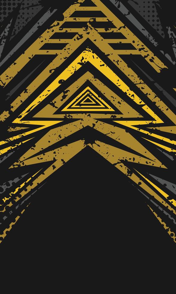 Racing abstract stripes car wrap vinyl sticker design. Sports jersey fabric template vector