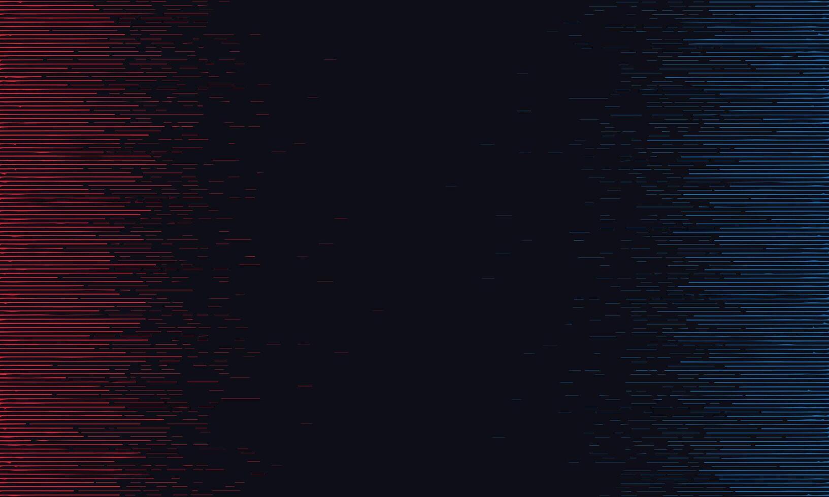 Dark background of red and blue abstract stripes vector