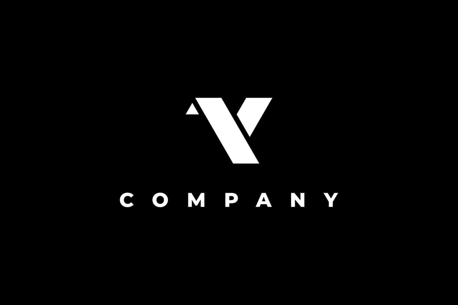 letter y flying bird modern logo vector