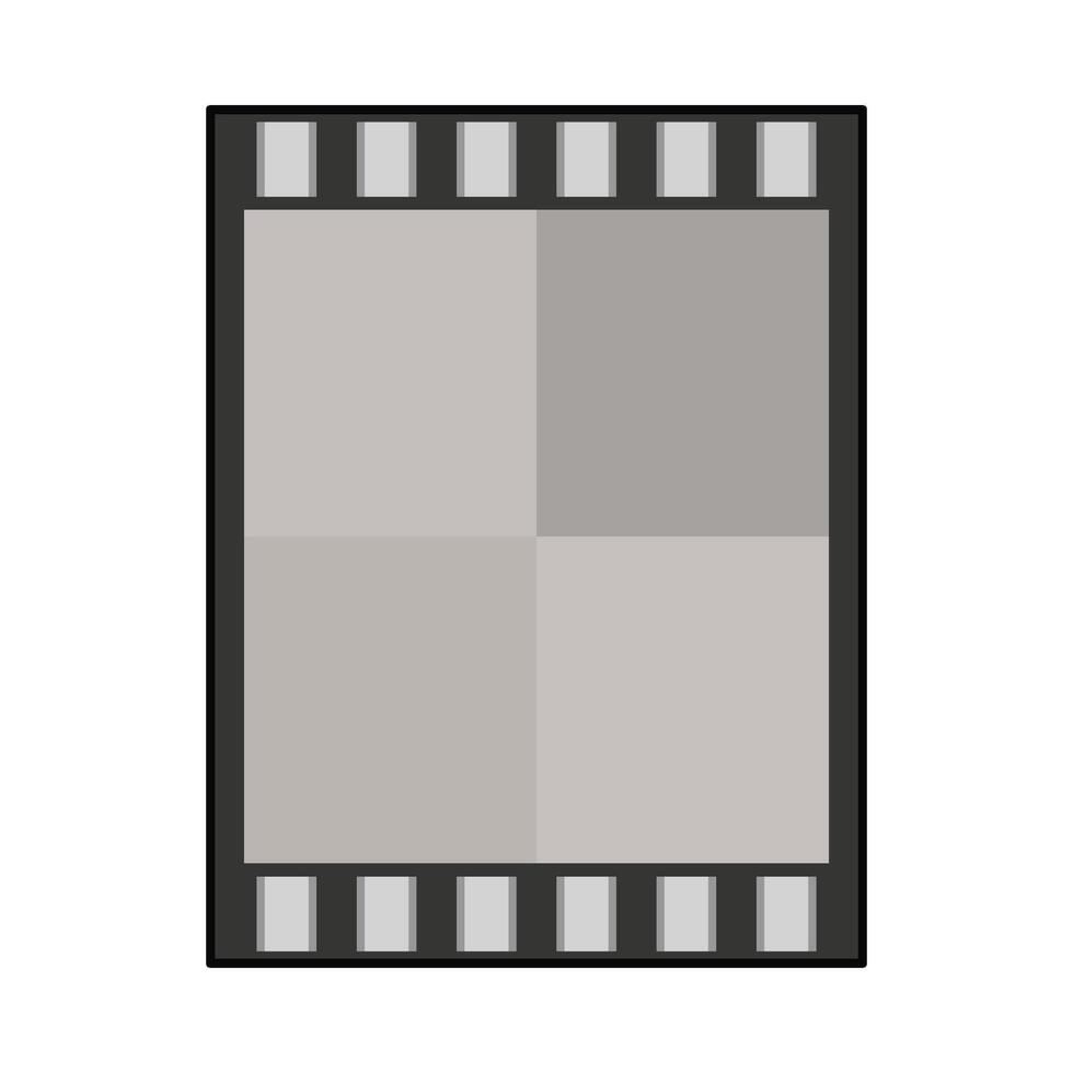 illustration of film roll vector