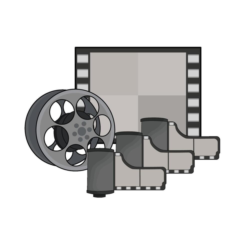 illustration of film roll vector