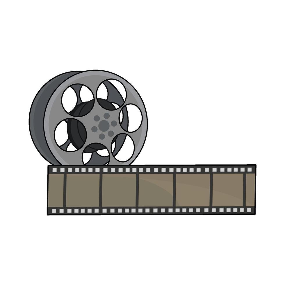 illustration of film roll vector