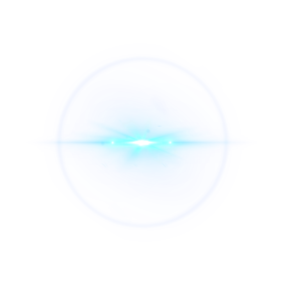 Lens flare light special effect png