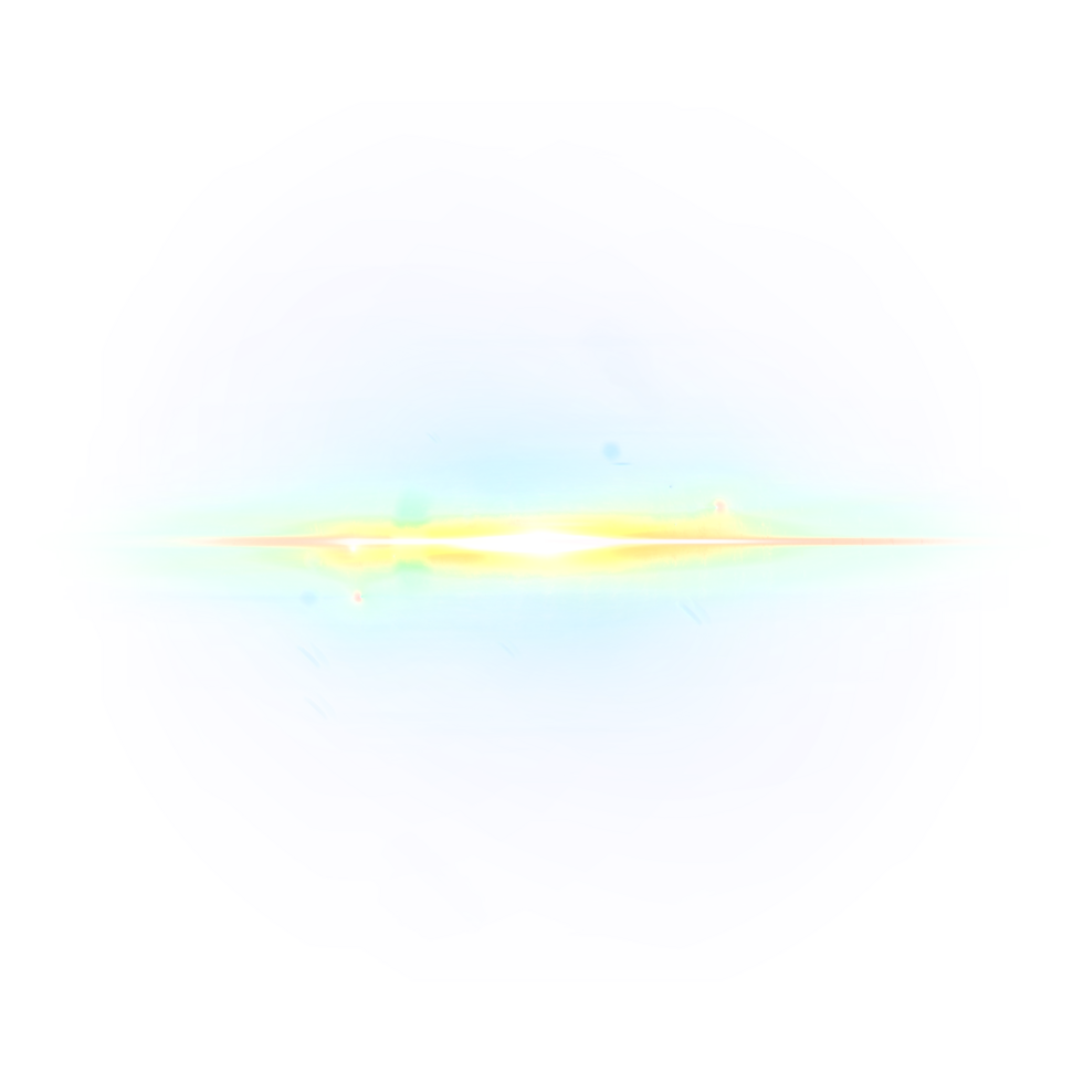 Lens flare light special effect png