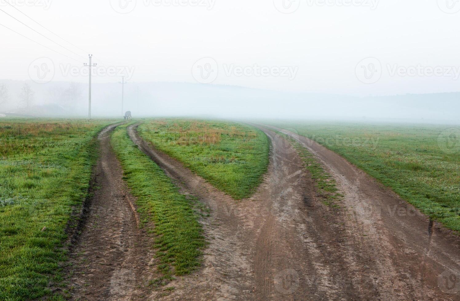 Landscape with beautiful nature in the village in the Republic of Moldova. Country life. Moldova, a small country with a big heart in Eastern Europe. photo