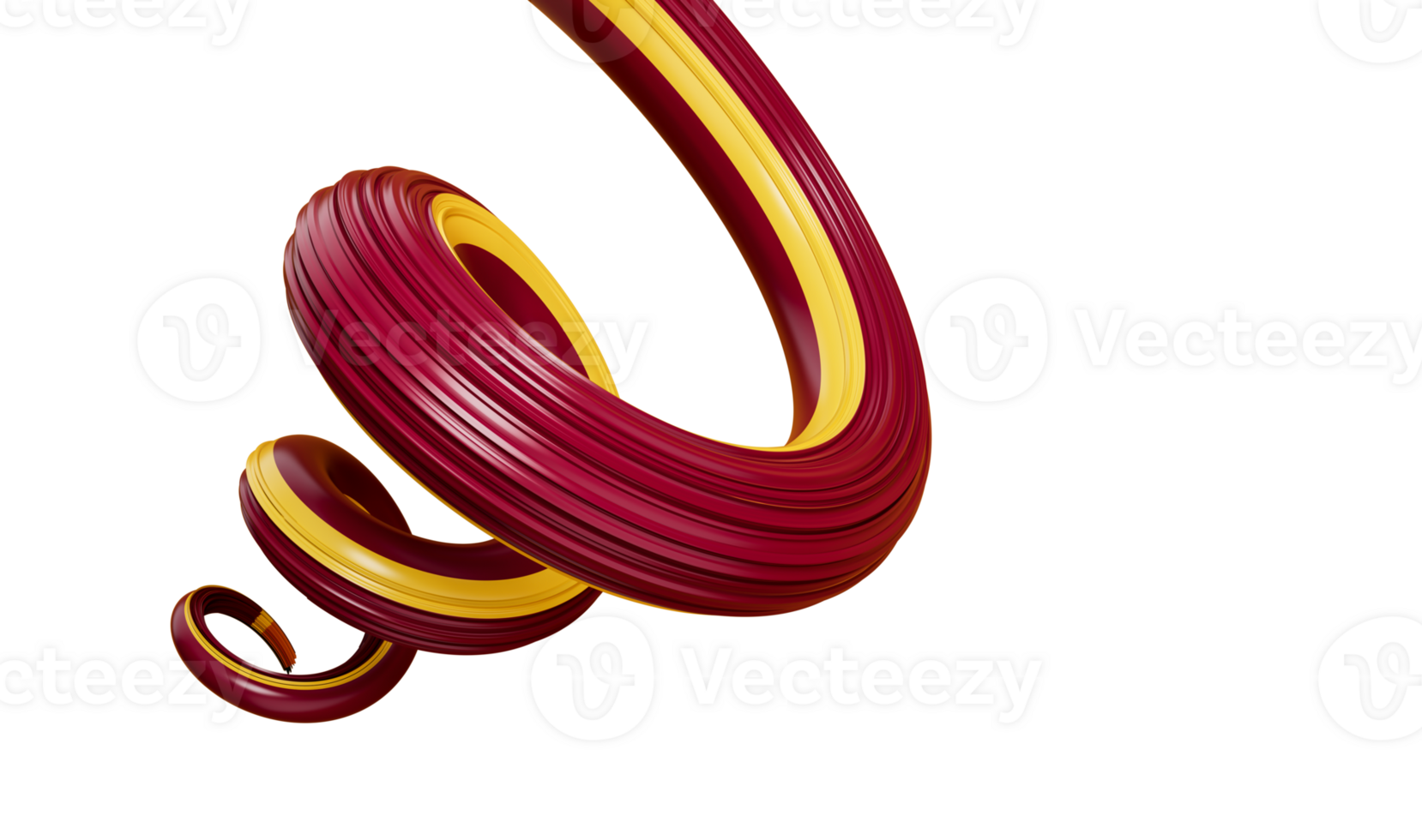 Sri Lanka Abstract flag ribbon spiral twisted brush stroke for Independence Day 3d illustration png