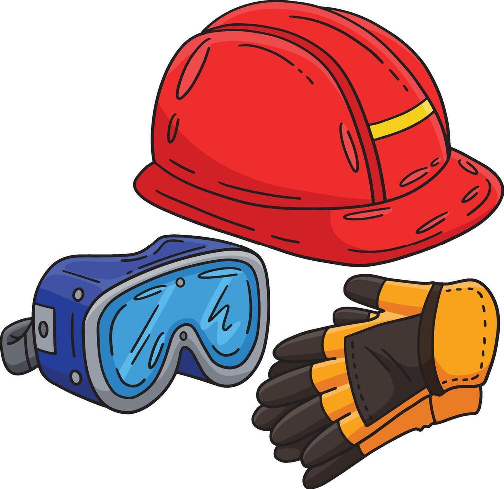 Construction Personal Protective Equipment Clipart 45389833 Vector Art