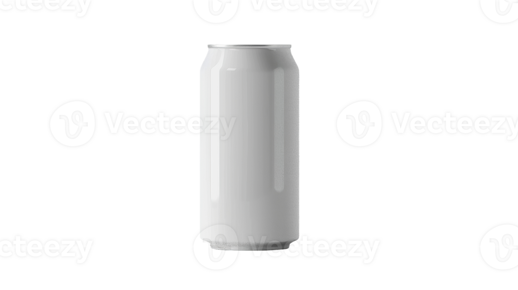 Modern White Koozie on Can Mockup on the transparent background, Format png