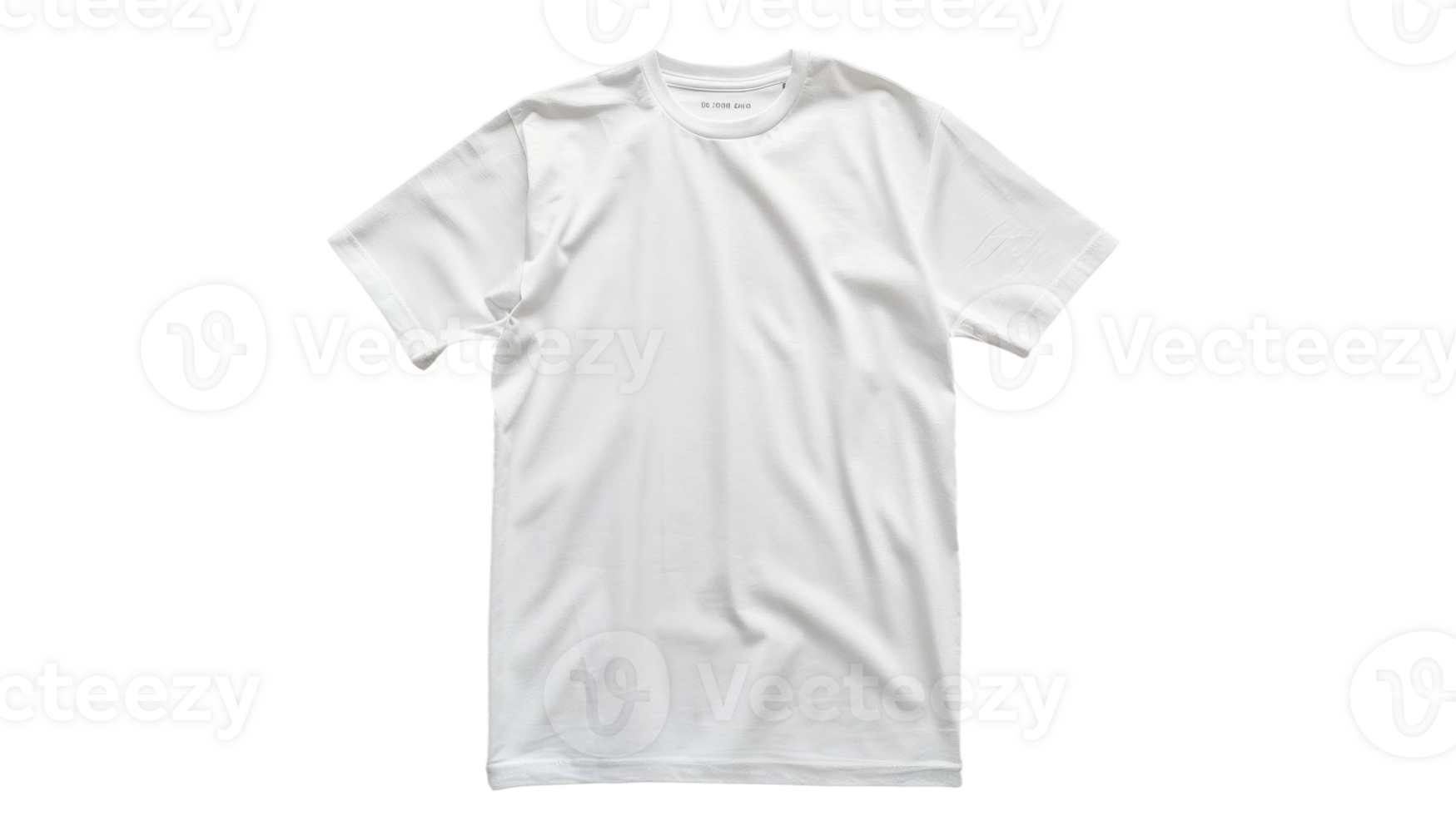 Plain White Shirt on the transparent background, Format png