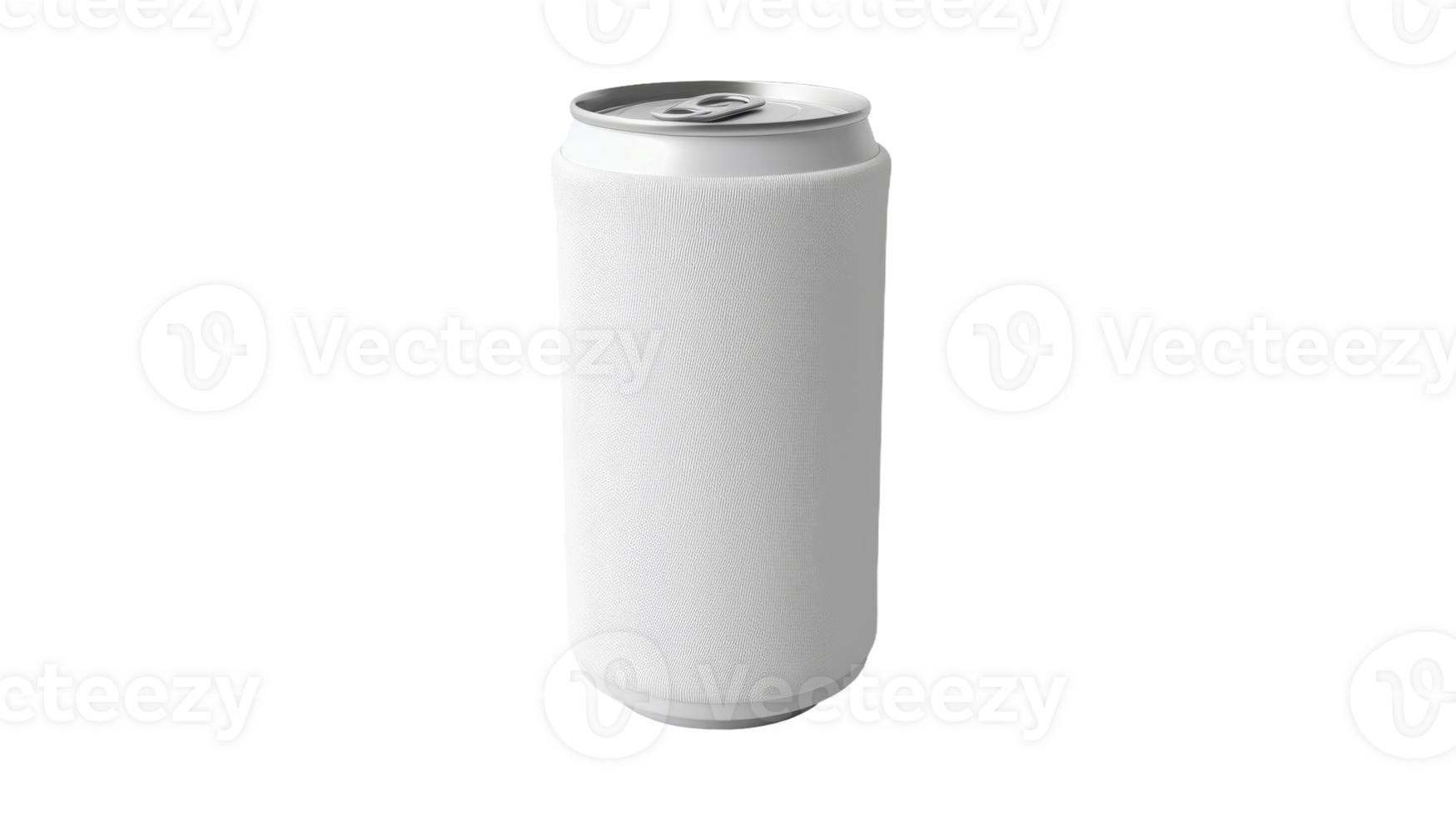 Clean and Minimalist Koozie Can Mockup on the transparent background, Format png