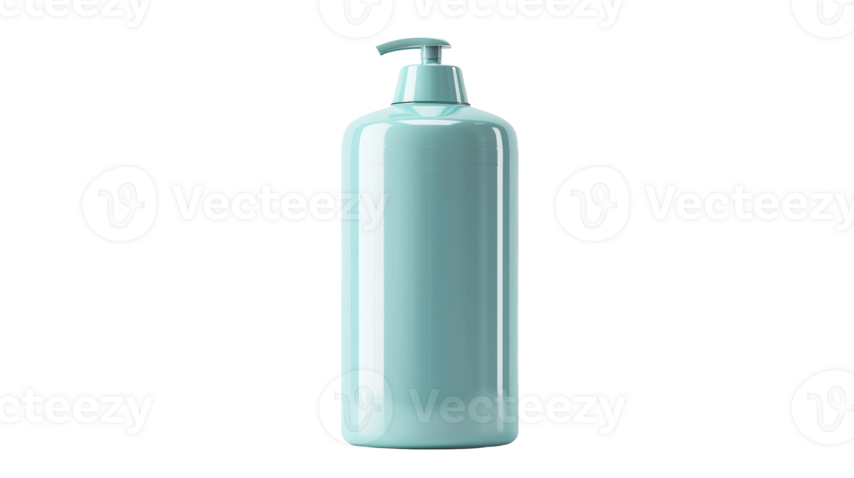 Minimalist Shampoo Bottle Presentation on the transparent background, Format png