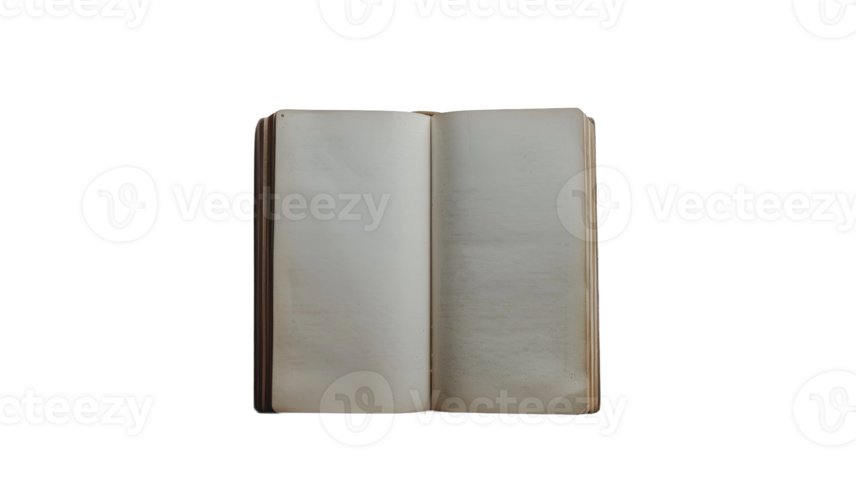 Minimalist Top View of Isolated Book on the transparent background, Format png