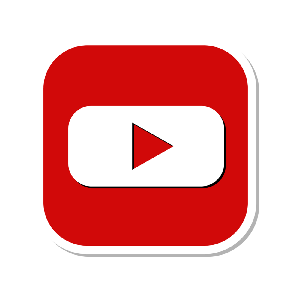 Youtube icon ,isolated ,no background , 45390417 PNG