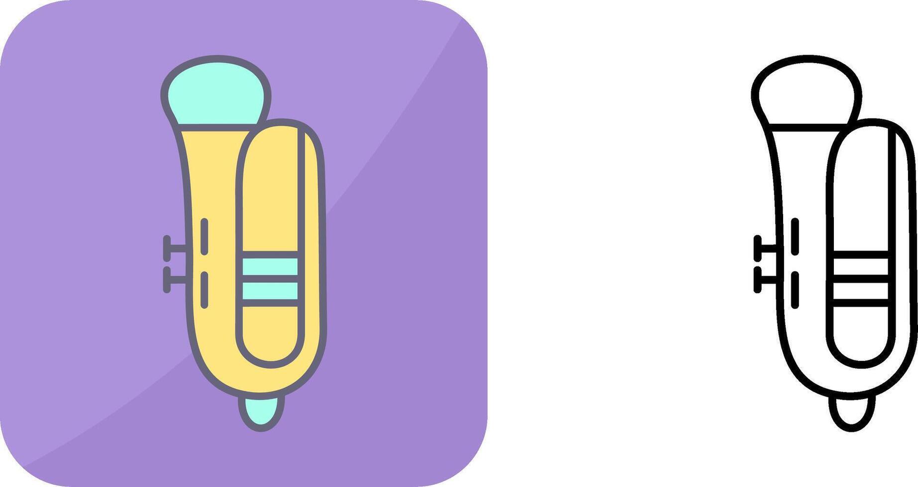 Tuba Icon Design vector