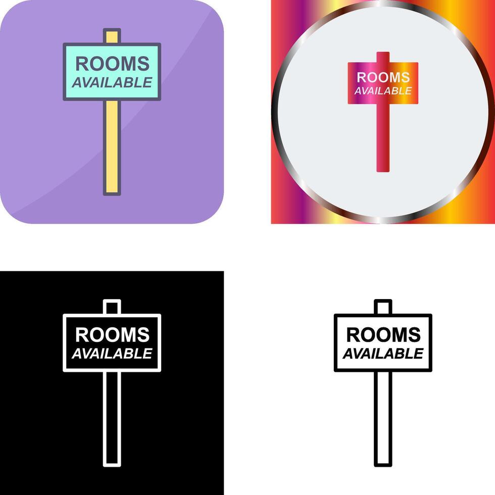 Rooms Icon Design vector